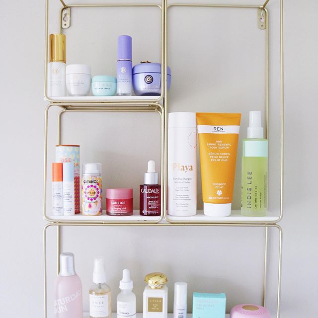 The biggest skincare haul ever thanks to the @sephora Spring Bonus Event. Head to the blog to see the skincare, makeup, hair, and bath/body products I hauled and first impressions. #sephorahaul #shelfie #itgtopshelfie #cleanskincare #skincareshelfie