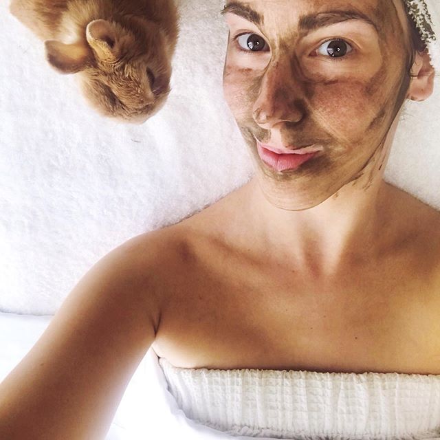 Don’t mind me, just enjoying this @skincando deep cleansing facial with my new friend Elmer. 🐇🌱 I visited Sara’s ‘speakeasy’ garden spa and experienced an incredible facial using all organic skincare products from her line. My skin feels so smooth and I didn’t have any redness after the facial. I can’t wait to go back! #skincandoambassador #skincandosquad #dcblogger #skincarecommunity #organicskincare