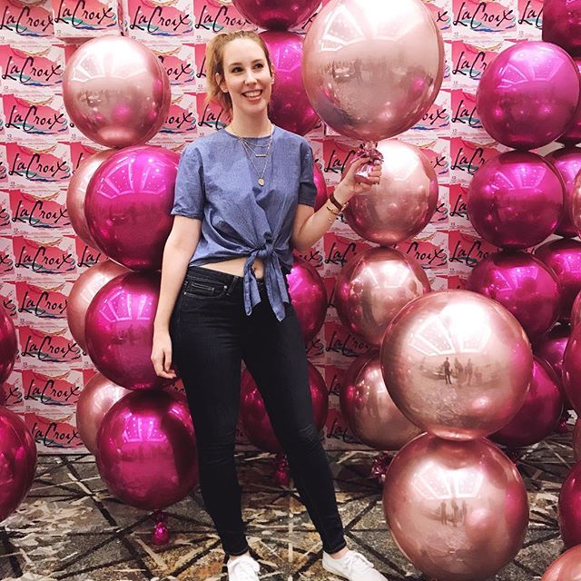 In my happy place 💕 @lacroixwater #TBSCon
.
.
.
.
#dcblogger #mdblogger #discoverunder10k #beautyblogger #lacroix #livelacroix #atlanta #flashesofdelight #instastyle #cultivatingcommunity #blogcommunity
