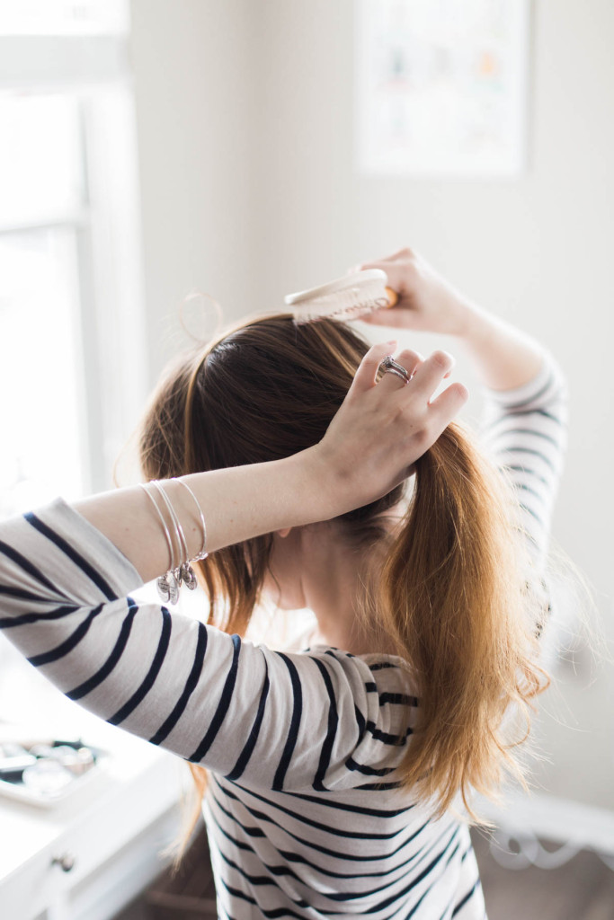 Messy Ponytail Tutorial - Politics of Pretty