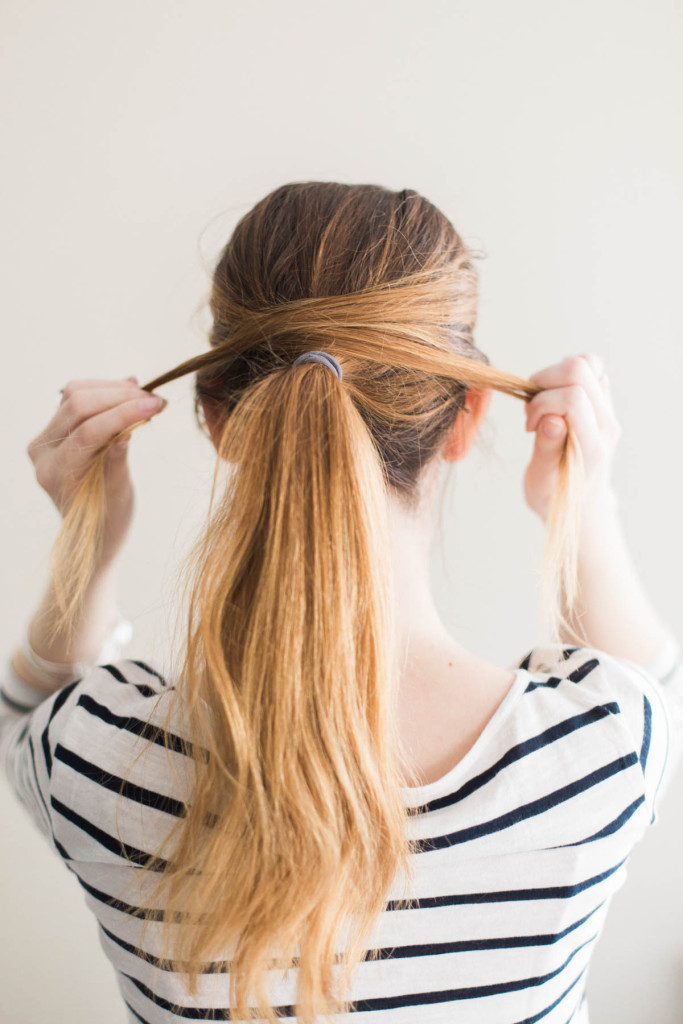 Messy Ponytail Tutorial - Politics of Pretty