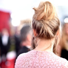 Get the look: Romantic Messy Top Knot