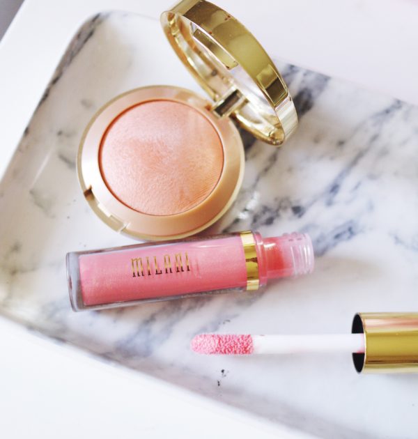 Milani Luminoso Baked Blush and Lip Gloss