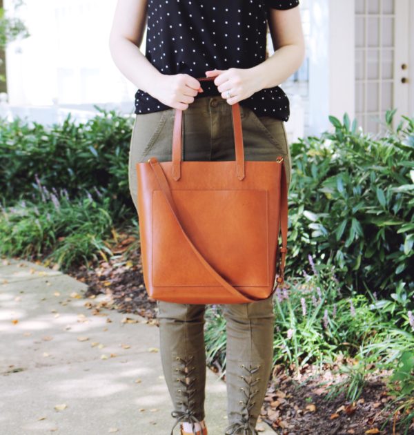 Madewell Medium Leather Tote Bag Review
